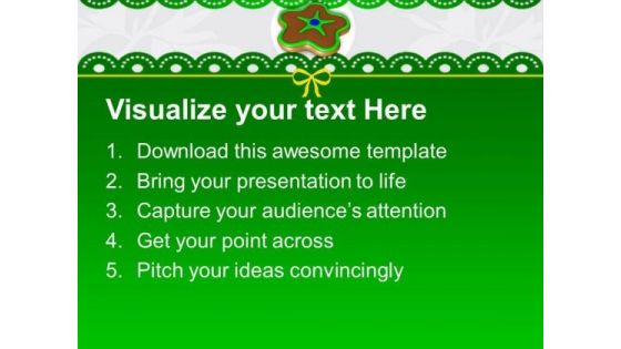 Chocolate Cookies Christmas PowerPoint Templates Ppt Backgrounds For Slides 1212