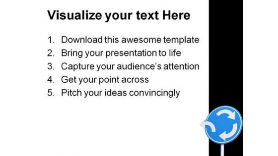 Choice Directions People PowerPoint Template 0910