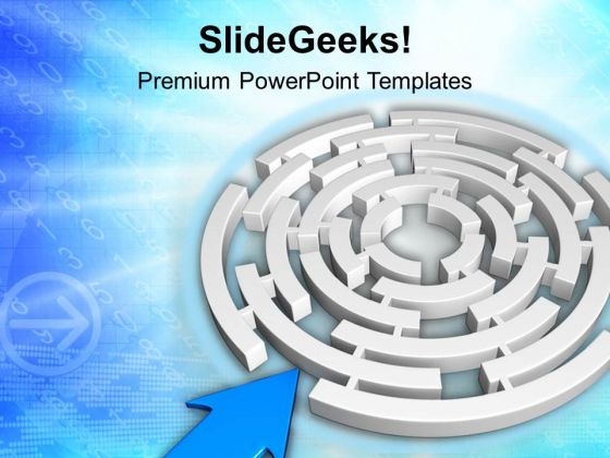 Choose The Right Path Of Success PowerPoint Templates Ppt Backgrounds For Slides 0613