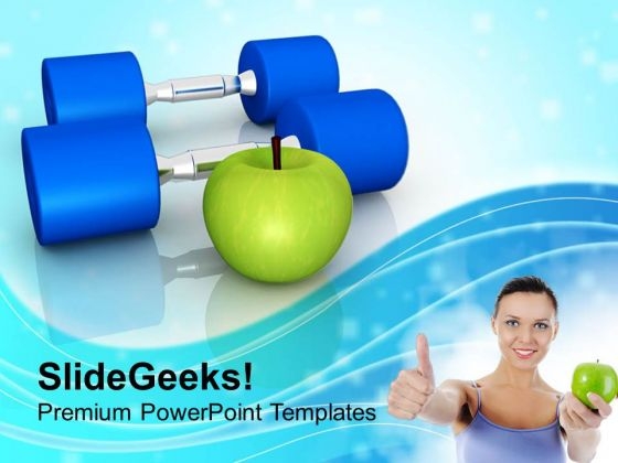 Choose Your Fitness Mantra For Good Health PowerPoint Templates Ppt Backgrounds For Slides 0513