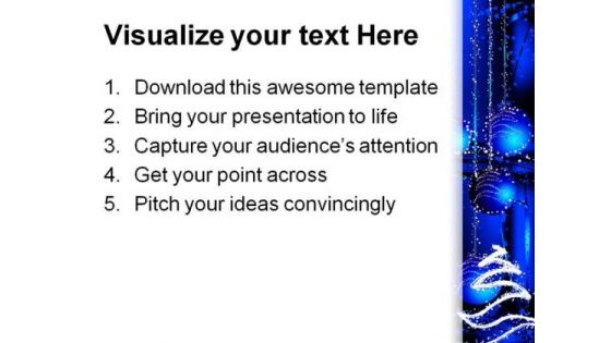 Christmas01 Abstract PowerPoint Background And Template 1210