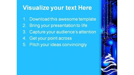 Christmas01 Abstract PowerPoint Background And Template 1210