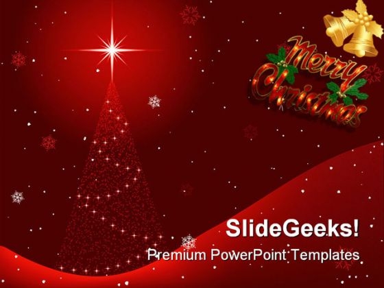 Christmas Abstract Background PowerPoint Templates And PowerPoint Backgrounds 0711