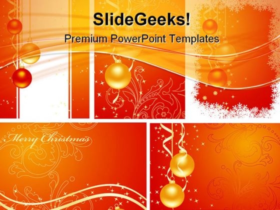 Christmas Abstract Background PowerPoint Templates And PowerPoint Backgrounds 0811