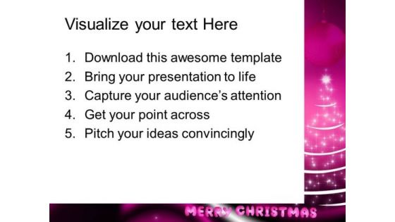 Christmas Abstract Festival PowerPoint Templates And PowerPoint Themes 0212