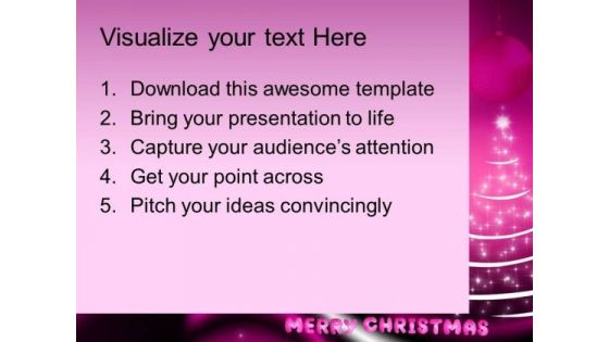 Christmas Abstract Festival PowerPoint Templates And PowerPoint Themes 0212