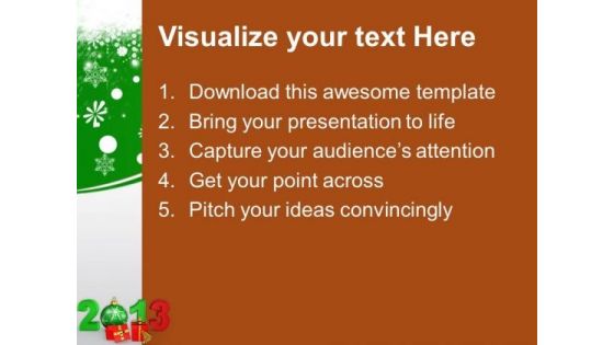 Christmas And New Year Elements Events PowerPoint Templates Ppt Backgrounds For Slides 1212