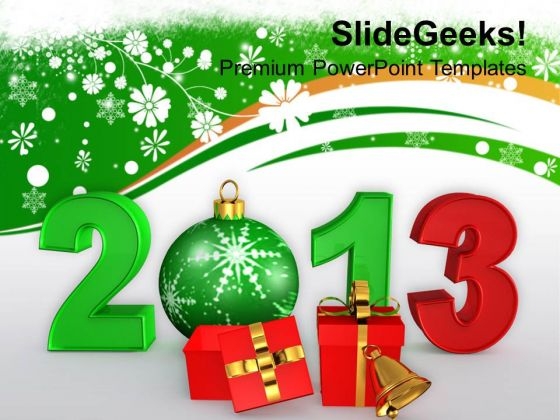 Christmas And New Year Elements Events PowerPoint Templates Ppt Backgrounds For Slides 1212