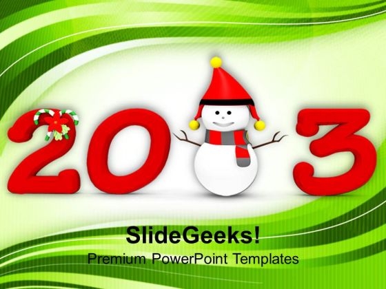 Christmas And New Year Theme Holidays PowerPoint Templates Ppt Backgrounds For Slides 1212