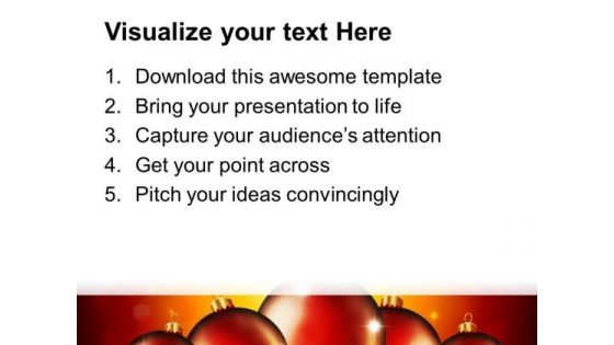 Christmas Balls Background PowerPoint Templates And PowerPoint Themes 0212