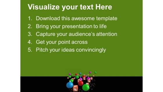 Christmas Balls On Discount Sale Beautiful PowerPoint Templates Ppt Backgrounds For Slides 1212