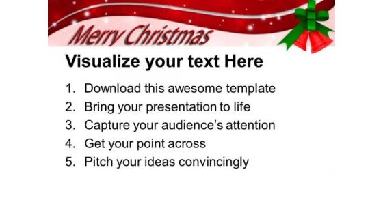 Christmas Bells Decoration Festival PowerPoint Templates Ppt Backgrounds For Slides 1212