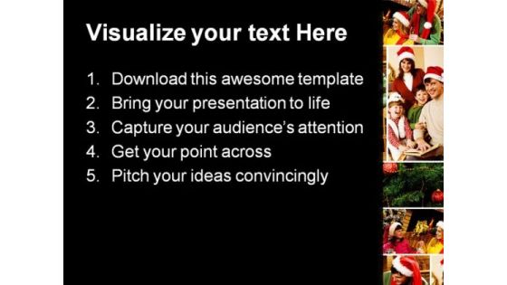 Christmas Celebration Festival PowerPoint Themes And PowerPoint Slides 0211
