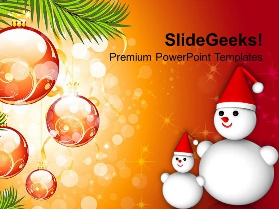 Christmas Celebration Holidays PowerPoint Templates Ppt Backgrounds For Slides 1212