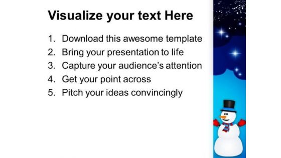Christmas Celebration Winter Abstract PowerPoint Templates Ppt Backgrounds For Slides 1212