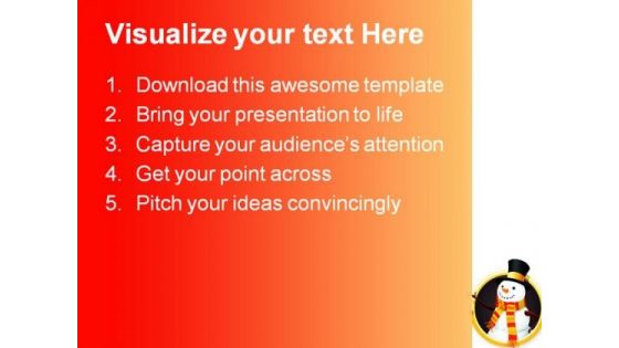 Christmas Concept Festival PowerPoint Templates And PowerPoint Backgrounds 0811
