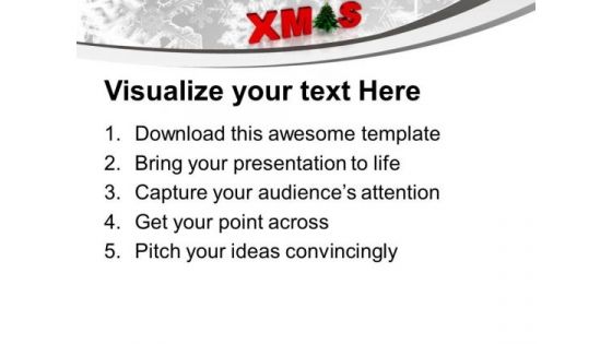 Christmas Concept Winter Background PowerPoint Templates Ppt Backgrounds For Slides 0113