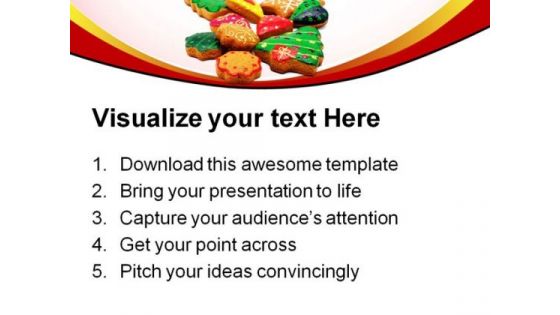 Christmas Cookies Festival PowerPoint Backgrounds And Templates 0111