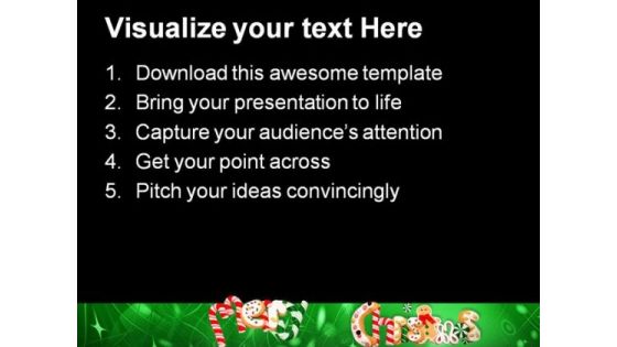 Christmas Cookies Festival PowerPoint Templates And PowerPoint Backgrounds 0711