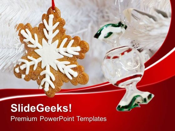 Christmas Cookies For Celebration PowerPoint Templates Ppt Backgrounds For Slides 0513