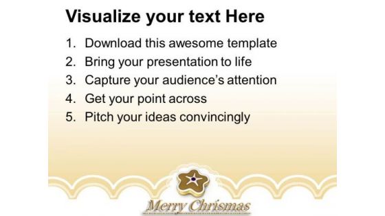 Christmas Cookies Holidays PowerPoint Templates Ppt Backgrounds For Slides 1212