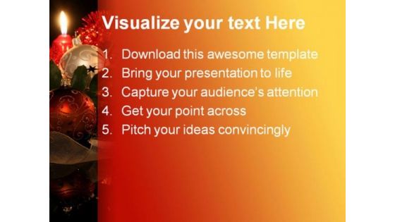 Christmas Decorations Festival PowerPoint Themes And PowerPoint Slides 0511