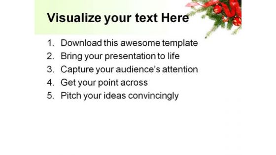 Christmas Decorations Festival PowerPoint Themes And PowerPoint Slides 0611