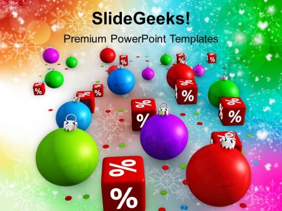 Christmas Discount Festival PowerPoint Templates Ppt Backgrounds For Slides 1112