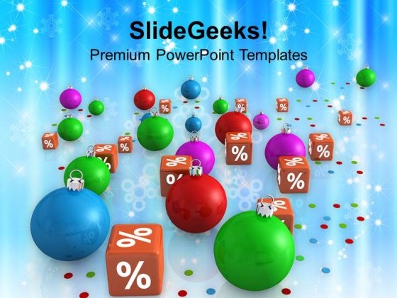 Christmas Discount Sale Shopping PowerPoint Templates Ppt Backgrounds For Slides 1112