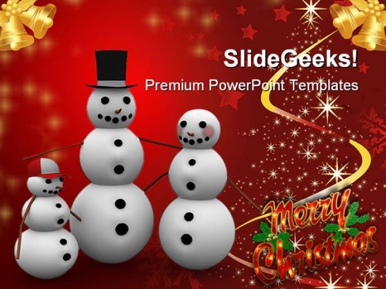 Christmas Family Events PowerPoint Themes And PowerPoint Slides 0411
