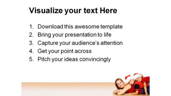 Christmas Family PowerPoint Templates And PowerPoint Backgrounds 0511