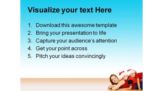 Christmas Family PowerPoint Templates And PowerPoint Backgrounds 0511