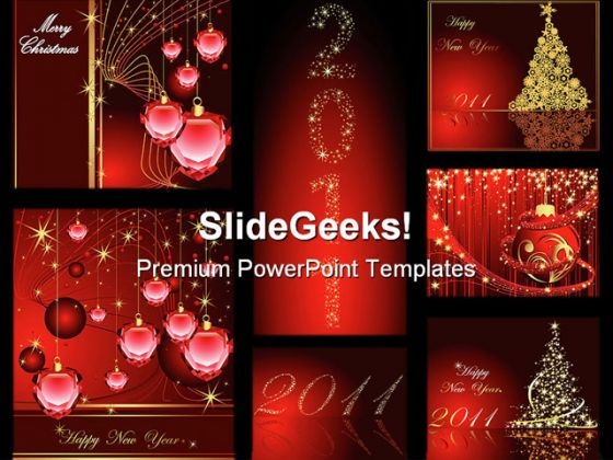 Christmas Festival PowerPoint Template 1010