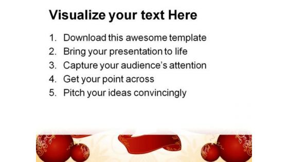 Christmas Frame Festival PowerPoint Themes And PowerPoint Slides 0511