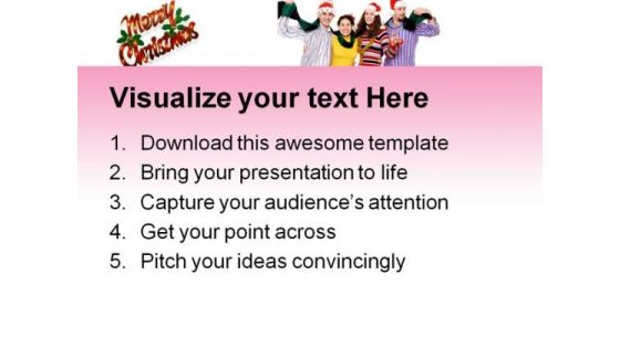 Christmas Fun Festival PowerPoint Templates And PowerPoint Backgrounds 0711