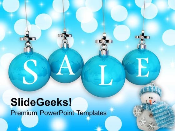 Christmas Sale Winter Shopping PowerPoint Templates Ppt Backgrounds For Slides 1112