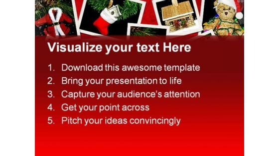 Christmas Scene Festival PowerPoint Backgrounds And Templates 1210