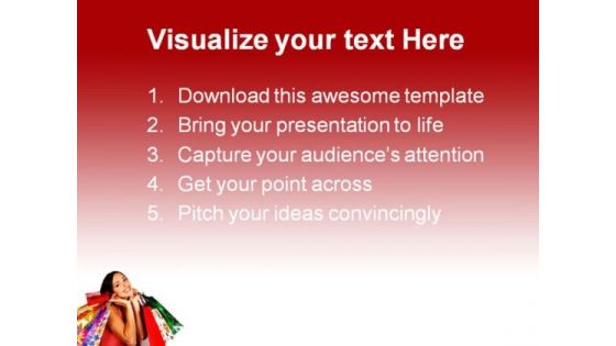 Christmas Shopping Festival PowerPoint Templates And PowerPoint Backgrounds 0311