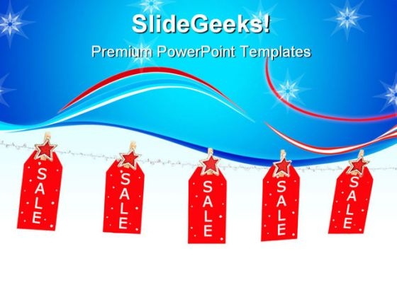 Christmas Shopping Sales PowerPoint Templates And PowerPoint Backgrounds 0711