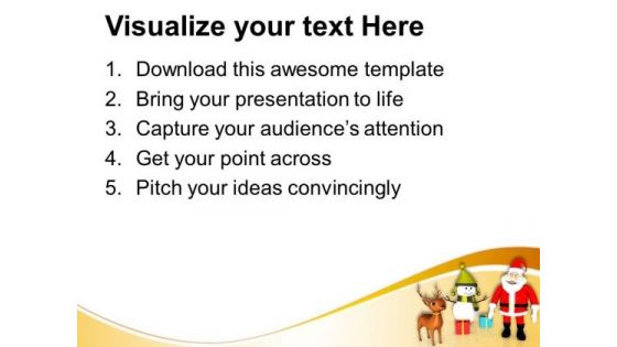 Christmas Theme Festival Holidays PowerPoint Templates Ppt Backgrounds For Slides 1212