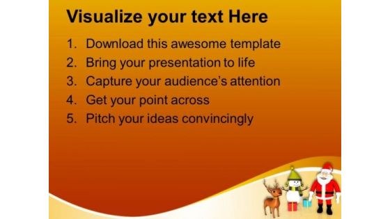 Christmas Theme Festival Holidays PowerPoint Templates Ppt Backgrounds For Slides 1212