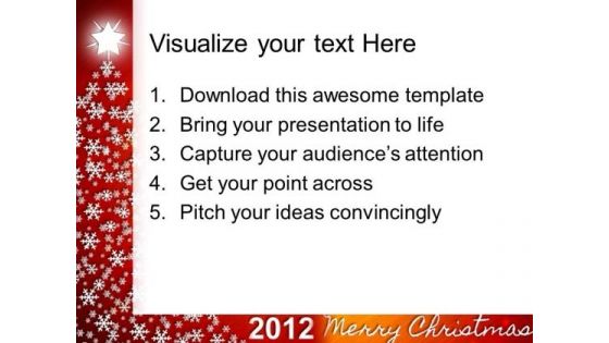 Christmas Tree Abstract PowerPoint Templates And PowerPoint Themes 0212