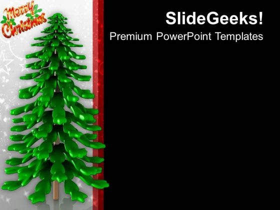 Christmas Tree Celebration PowerPoint Templates Ppt Backgrounds For Slides 0113