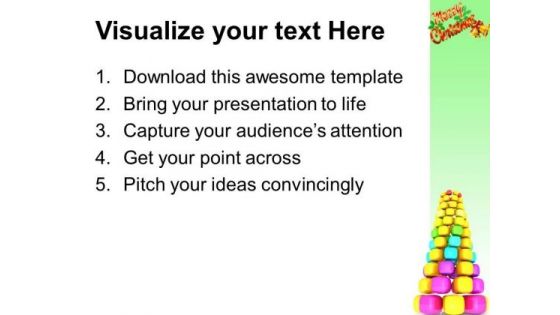 Christmas Tree Decorative Holidays PowerPoint Templates Ppt Backgrounds For Slides 1212
