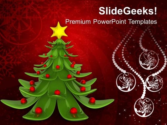 Christmas Tree Festival PowerPoint Templates Ppt Backgrounds For Slides 1112