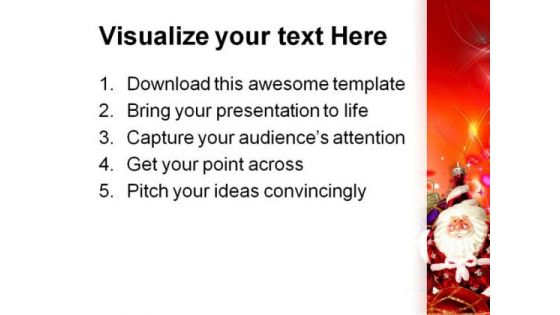 Christmas Tree Festival PowerPoint Themes And PowerPoint Slides 0511
