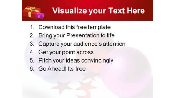 Christmas Balls PowerPoint Template