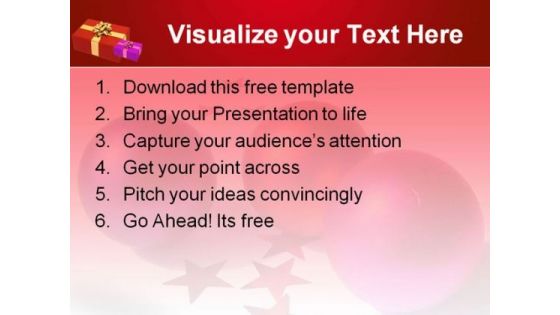 Christmas Balls PowerPoint Template