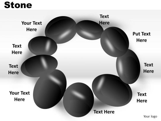 Circle Of Stones PowerPoint Slides And Ppt Diagram Templates