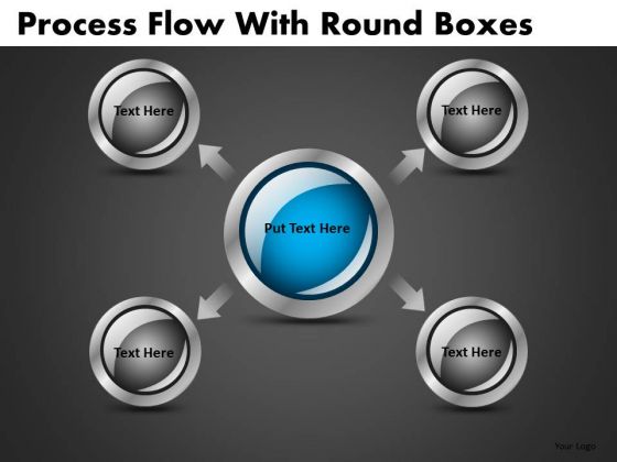 Circular Buttons With Arrows Process PowerPoint Templates Editable Ppt Slides
